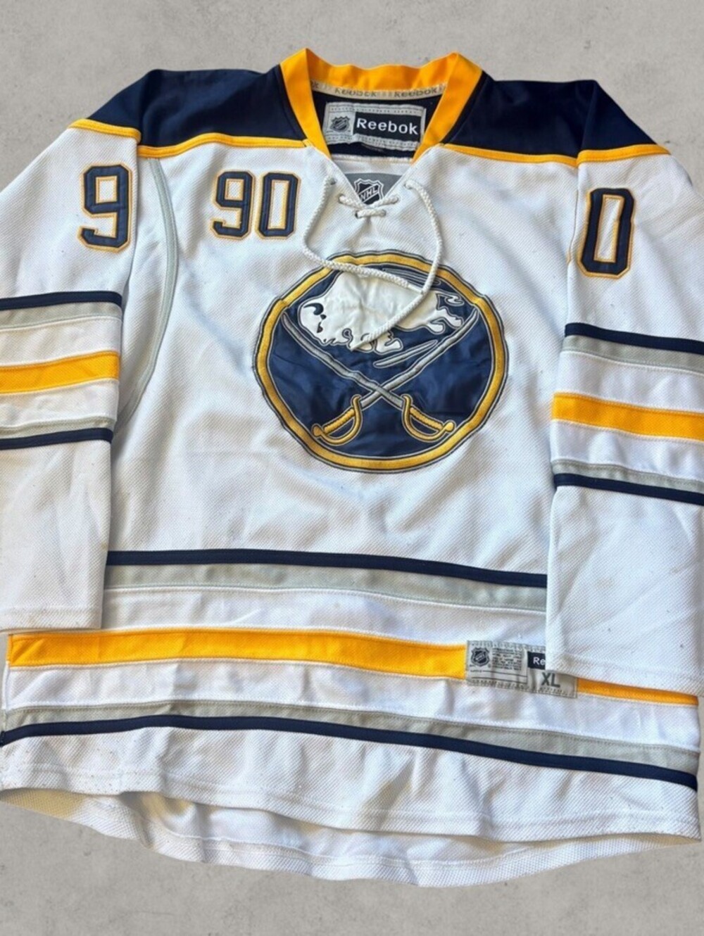 Vintage Reebok Ryan O'Reilly #90 Buffalo Sabres NHL Size Mens XL Player Jersey